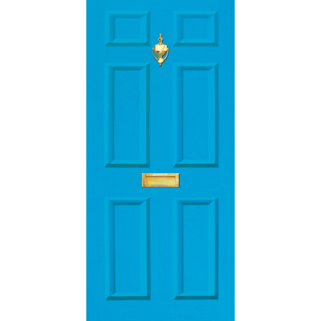 Door Decal - Dementia Friendly with Letterbox and Knocker